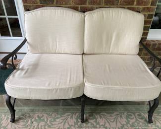 Frontgate heavy grade aluminum furniture, six pieces total, sold separately 