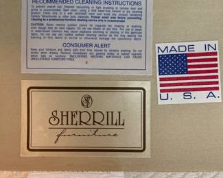 Sherrill Furniture Co swivel chair
