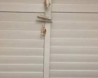 MFS115 Wooden & Rattan Serving Tray, Tiki Mugs Cups, Seashell Wind Chime & More!