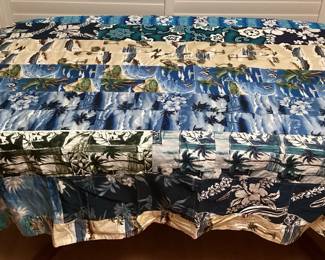 MFS051 Hawaiian Patchwork Quilt Blanket