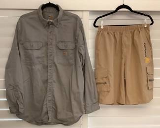 MFS061 Men’s Carhartt Long Sleeved Shirt & Shorts