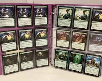 MFS027 Binder Full Of Over 360 Magic The Gathering Trading Cards