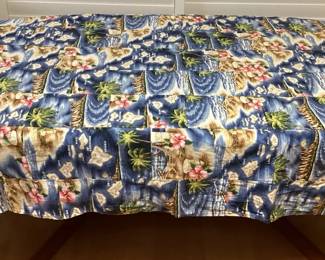 MFS049 Hawaiian Patchwork Quilt Blanket With Pillow Cases