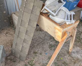 Bee hive and some equipment