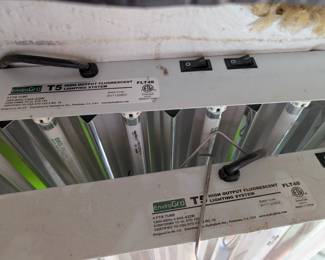 EnviroGro T5 High Output (HO) Fluorescent Lighting Systems, model FLT48, distributed by Hydrofarm.