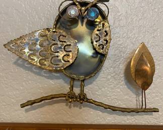 Curtis Jere owl sculpture