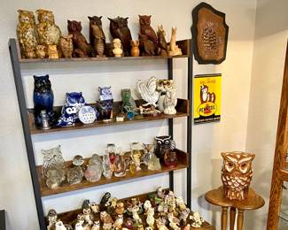 Thousands of owl items, antique to new