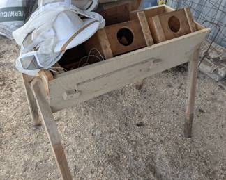 Bee hive and some equipment