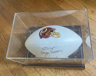Signed Redskins football