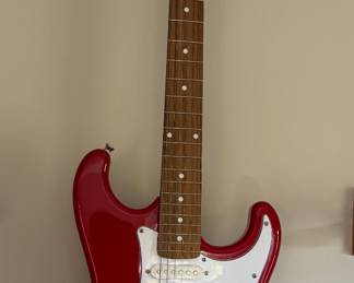 Guitar signed by Eric Clapton