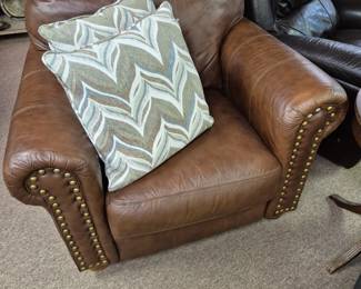 Lane all-leather armchair