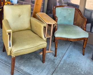 Chairs and tables