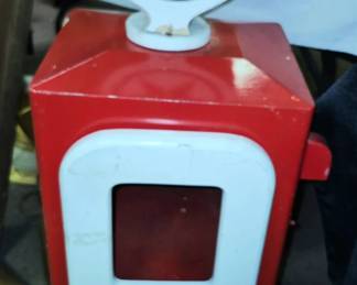 Replica "Texaco" gas pump child's cabinet