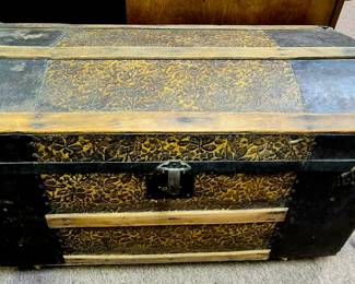 Vintage steamer trunk