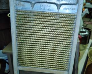 Wash tub washboard