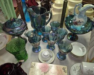 Indiana carnival glass set