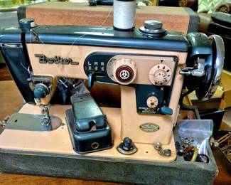 Vintage Brother portable sewing machine