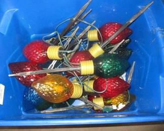 Large Lawn Christmas Bulbs