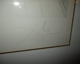 Salvador Dali "Les Hippies" Signed Lithograph