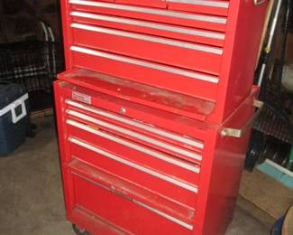 Rolling Tool Chest with Hand Tools