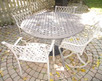 Outdoor Alum. Patio Set