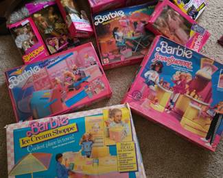 Vintage barbie items