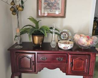 Handblown glass, swung vases