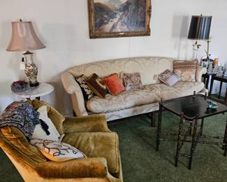 Vintage Henredon down filled sofa