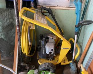 KARCHER ELECTRIC PRESSURE WASHER & A LAWN EDGER