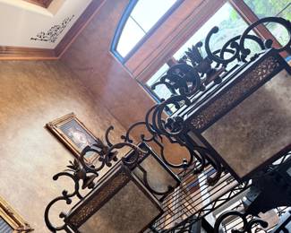 We have sconces. Ceiling fans. Chandeliers. Walkway. Etc.