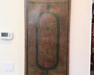 Leather wall hanging 