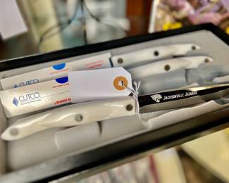 Jacksonville Jaguars Engraved Cutco Steak Knife Set