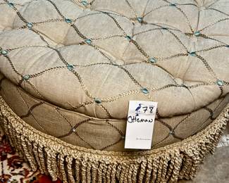 Tufted ottoman