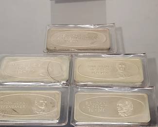 Sterling Silver Art Bar Ingot