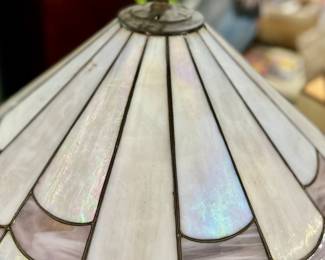 Stained glass pendant light