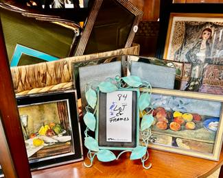 Lot of picture frames