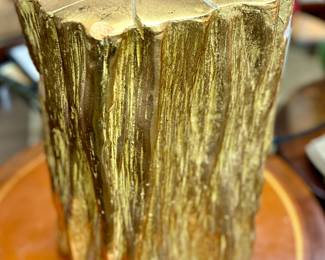 Gold Tone Side Table