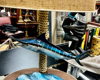 Swordfish table lamp