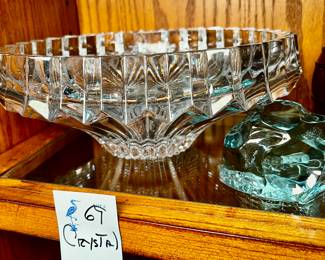 Large crystal bowl