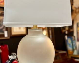 Italian glass lamp