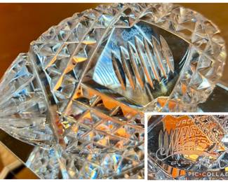 Limited edition, Jacksonville Jaguars Waterford Crystal football paperweight