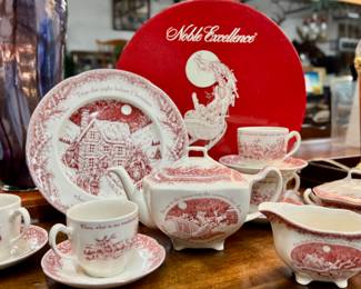 Christmas tea set, tableware