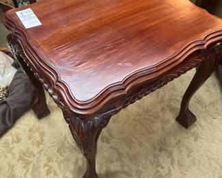 Chippendale style side table