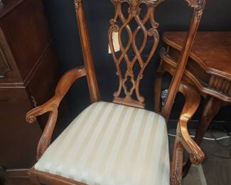 4 Chippendale Style Chairs