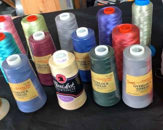Spun Polyester Thread On Spools