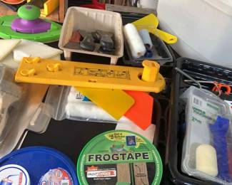 Supplies For Painting And Wall Repair Mystery Lot