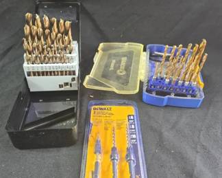Drill Bits And Dewalt Countersink Set