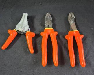 Set Of Heavy Insulated Pliers