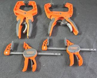 Set Of 4 Clamps Pony Hand Clamps And EZ Hold