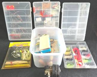 Bundle Of Fishing Lures Old And New
